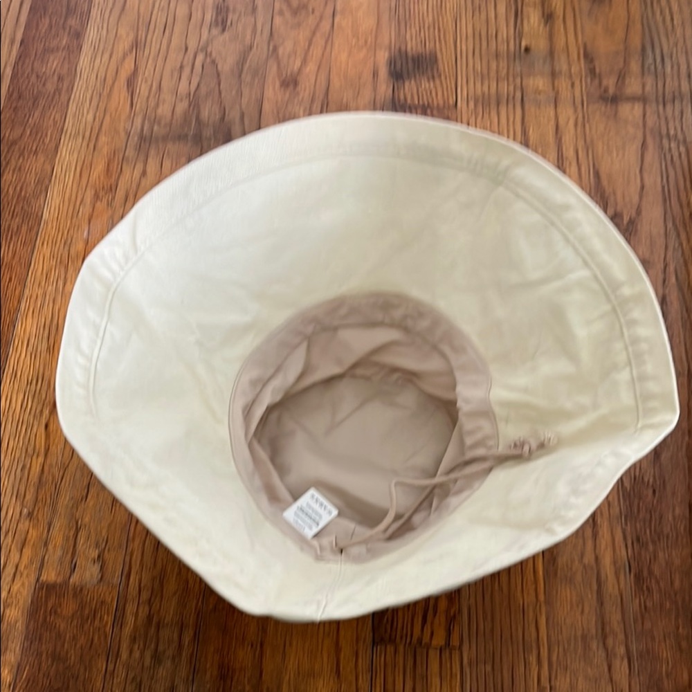 Cream Cotton Sun Hat - Picture 2 of 5